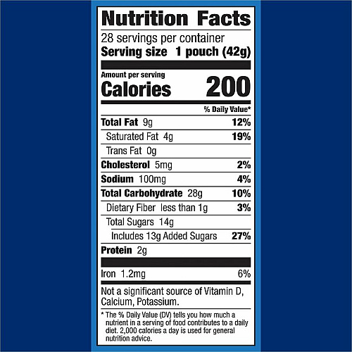 Pillsbury Soft Baked Chocolate Chip Cookie No Artificial Color, No High Fructose Corn Syrup, Gluten-free - Mini Chocolate Chip Cookies - 1.50 oz - 28 / Carton (22002056)