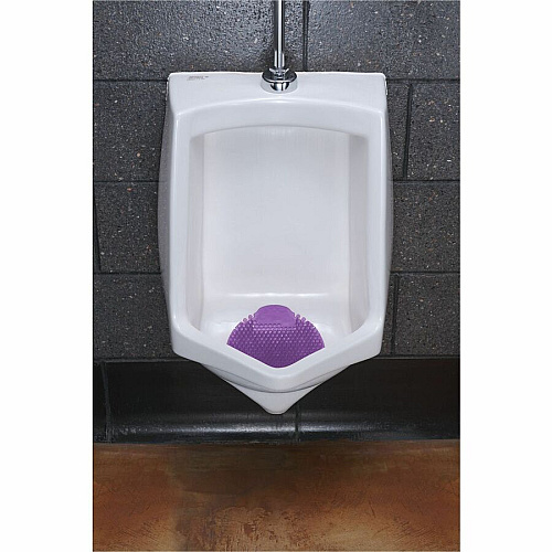 Fresh Products Wave 360 Urinal Screens Lasts upto 60 Days - Splash Reducer, Odor Control - 5 / Box - Purple (W36030LAV)