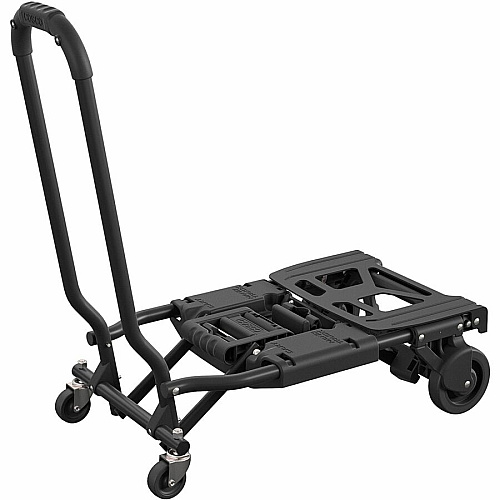 Cosco Shifter Hand Truck & Cart 300 lb Capacity - 16" Width x 32.50" Depth x 34.30" Height - Steel Frame - Black - 1 Each (12223BLK1FXE)
