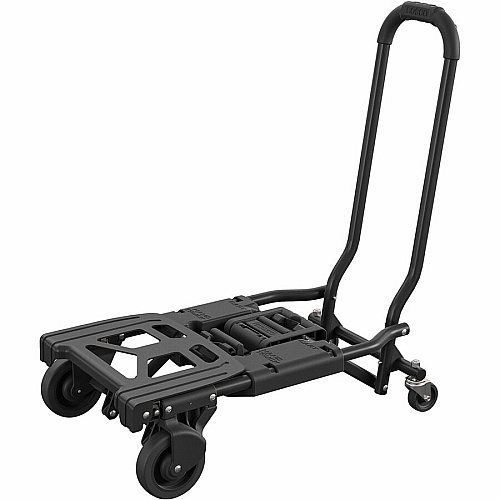 Cosco Shifter Hand Truck & Cart 300 lb Capacity - 16" Width x 32.50" Depth x 34.30" Height - Steel Frame - Black - 1 Each (12223BLK1FXE)