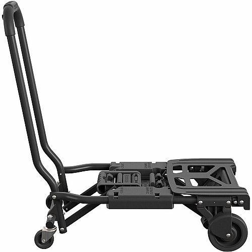 Cosco Shifter Hand Truck & Cart 300 lb Capacity - 16" Width x 32.50" Depth x 34.30" Height - Steel Frame - Black - 1 Each (12223BLK1FXE)