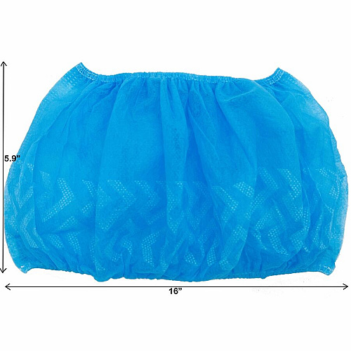 Genuine Joe PolyLite Shoe Covers Recommended for: Hospital, Clinic, Laboratory, Food Processing, Painting - Large - Paint Protection - Polypropylene - Lightweight, Comfortable, Non-skid, Slip Resistant - 150 / Carton (GJO00316)