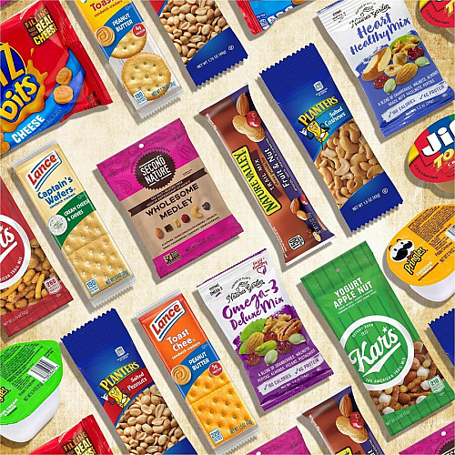 Snack Box Pros On-the-Go Snack Box Assorted - 3 lb - 27 / Carton (70000009)
