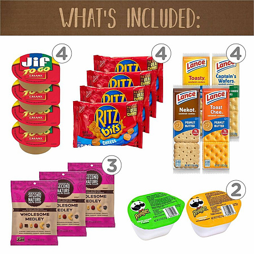 Snack Box Pros On-the-Go Snack Box Assorted - 3 lb - 27 / Carton (70000009)