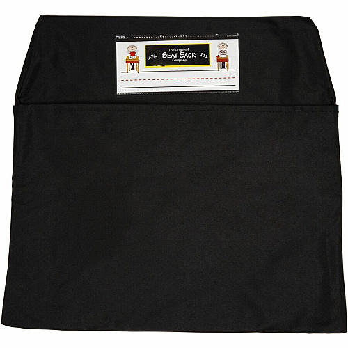 Seat Sack 25-Count 1-Pocket Classroom Pack 1 Pocket(s) - 17" Width x 2" Depth - Chair - Laminated, Washable, Expandable - Multi - Poly Cotton - 25/Pack - 1 Carton (17199)