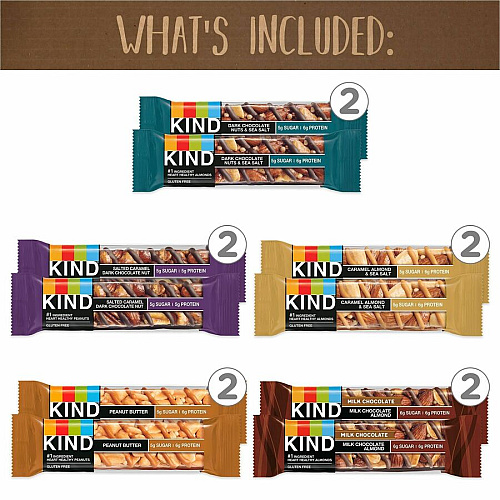 Snack Box Pros KIND Favorites Box Assorted - 22 / Carton (70000021)