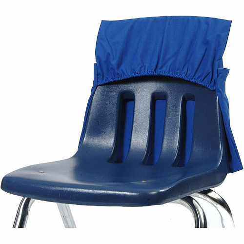 Seat Sack 25-Count 1-Pocket Seat Sack with Elastic Back Classroom Pack 1 Pocket(s) - 17" Width x 2" Depth - Chair - Elastic, Expandable, Washable, Durable - Multi - Plastic, Poly Cotton, Laminate - 1 Carton (01199)