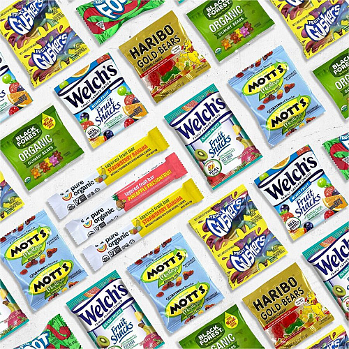 Snack Box Pros Fruit Snacks Variety Box Individually Wrapped, Dairy-free - Assorted - 58 / Carton (70000112)
