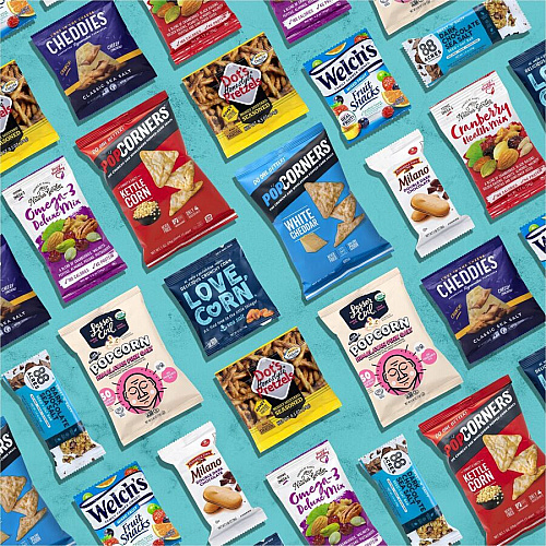 Snack Box Pros Salty & Sweet Snack Box Cholesterol-free - Assorted - 43 / Carton (70000167)