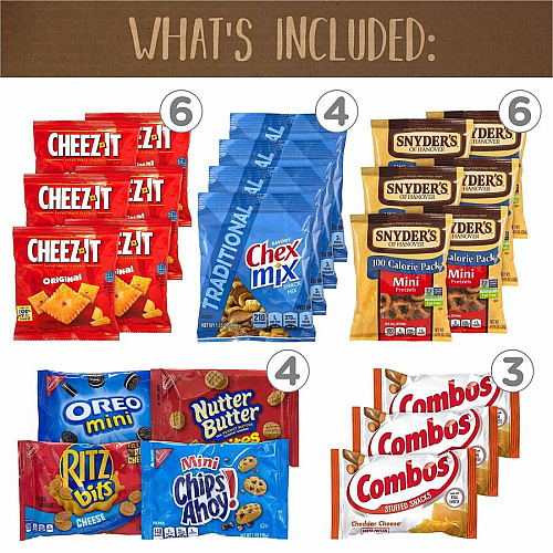 Snack Box Pros Party Snack Box Assorted - 4.31 lb - 45 / Carton (70000003)