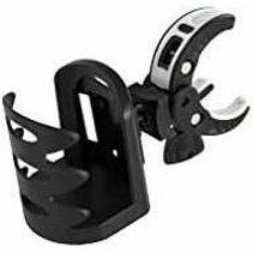 Seat Sack 48-Count Cup Holders Horizontal, Vertical - 3.5" Height x 6" Depth - Composite - Black - Adjustable Clamp, Expendable Base, Clip-on, Pivot, Non-slip, Textured, Removable, Swivel, Durable - 1 Carton (MOB1024XL)