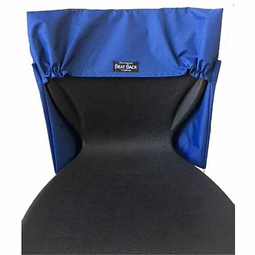Seat Sack 25-Count 1-Pocket Classroom Pack 1 Pocket(s) - 12" Width x 2" Depth - Chair - Expandable - Blue - Poly, Cotton, Laminate - 25/Pack - 1 Carton (12190)