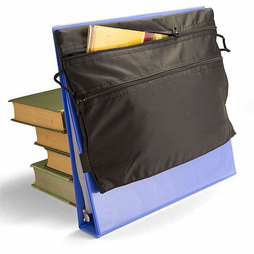 Seat Sack Strap-n-Sack Carrying Case (Pouch) Pencil - Black Ripstop Nylon Body - 8.5" Height x 11.5" Width - 1 Carton (87193)