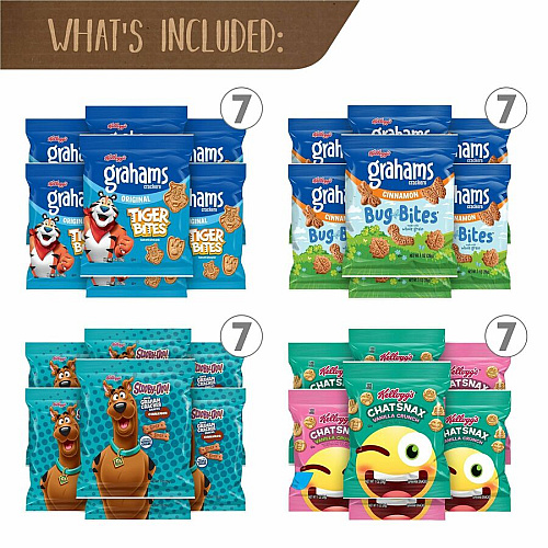 Snack Box Pros Schoolyard Snack Time Box Assorted - 60 / Carton (70000166)