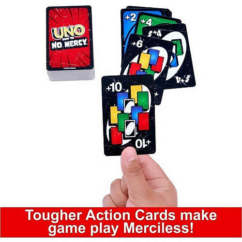 UNO Show 'Em No Mercy Card Game For Kids, Adults & Family Night, Parties And Travel (HWV18)