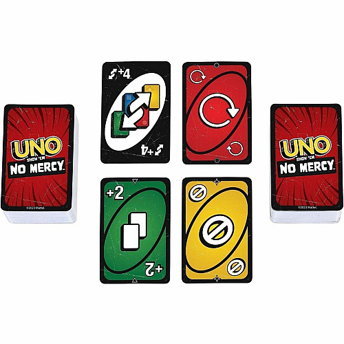 UNO Show 'Em No Mercy Card Game For Kids, Adults & Family Night, Parties And Travel (HWV18)