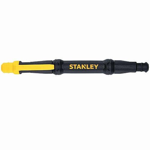 Stanley Tools 4-Way Pen Screwdriver 5.4" Length - Black, Yellow - Magnetic, Magnetic Tip, Pocket Clip - 1 Each (STHT60082)