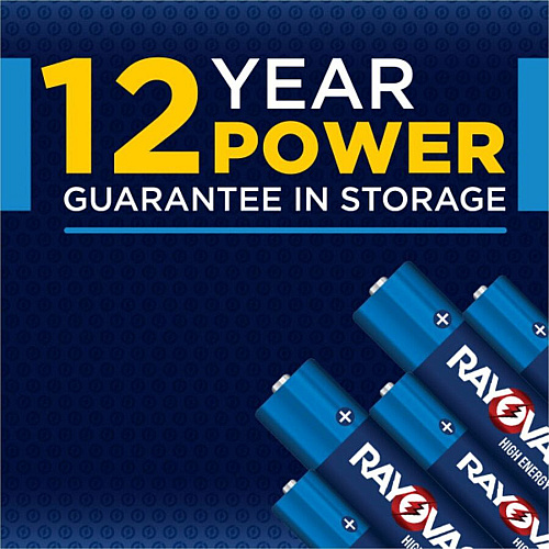 Rayovac High Energy Battery For Flashlight, Mouse, Remote Control, Smart Home Device - AAA - 12/Pack - 4 / Carton (82412TCT)