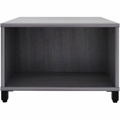 Lorell Reception Table Height Adjustable - 24" Table Top Width x 24" Table Top Depth - 20" Height - Reception, Storage - Weathered Charcoal, Laminated - Metal - 1 Each (69203)
