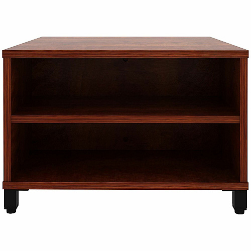 Lorell Reception Table Height Adjustable - 24" Table Top Width x 24" Table Top Depth - 20" Height - Reception, Storage - Cherry, Laminated - Metal - 1 Each (69201)