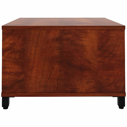 Lorell Reception Table Height Adjustable - 24" Table Top Width x 24" Table Top Depth - 20" Height - Reception, Storage - Cherry, Laminated - Metal - 1 Each (69201)
