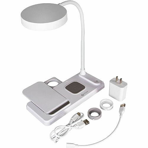 OttLite LED Desk Light with Multi Charging Station (VW2009)