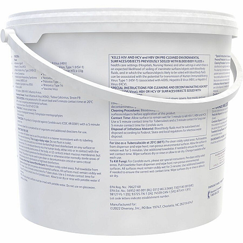 Diversey Care Oxivir Tb Disinfectant Cleaner Wipes (5627427)