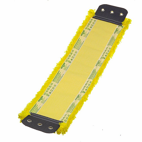 Unger SmartColor Micro Mop 16" Length - Anti-bacterial, Heavy Duty, Durable, Reusable, Washable - MicroFiber - Yellow - 1 Each (MM40Y)