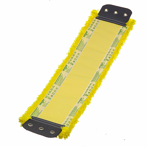 Unger SmartColor Micro Mop 16" Length - Anti-bacterial, Heavy Duty, Durable, Reusable, Washable - MicroFiber - Yellow - 1 Each (MM40Y)