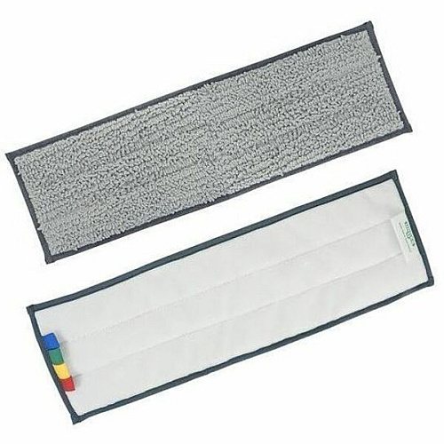 Unger Excella Floor Cleaning Straight Kit MicroFiber Head - Non-slip, Lightweight - Black, Green, Gray - 1 / Carton (EFKT1)