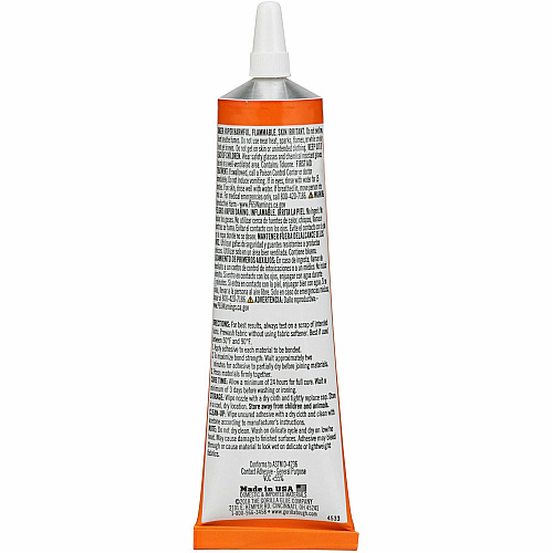 Gorilla Glue Fabric Glue 2.50 fl oz - Clear - 1 Each (8025501)
