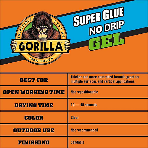 Gorilla Glue Super Glue Gel (109804)