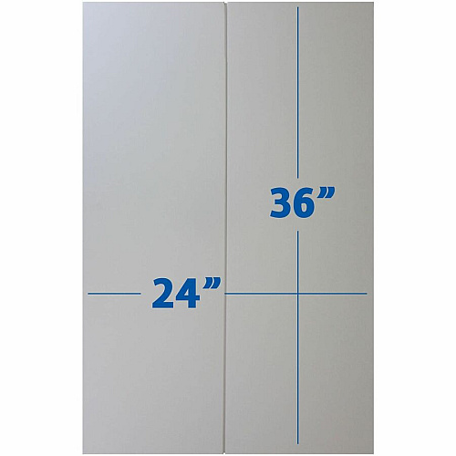 Flipside Products Flipside Foam Project Display Boards 36" Board Height x 48" Board Width - Bright White Foam Surface - Durable, Smooth - 10 / Pack (3004810)