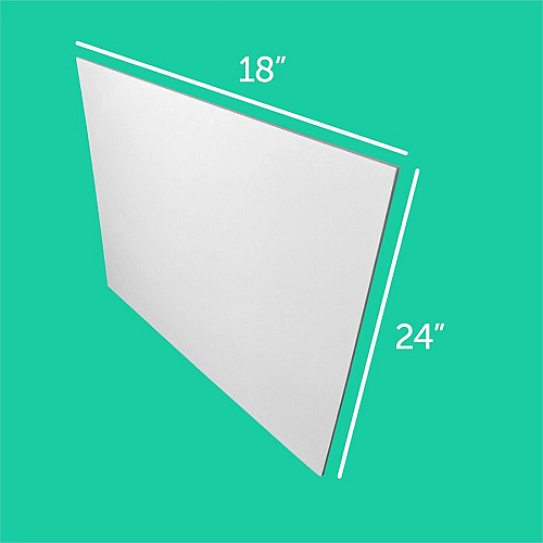 Flipside Products Flipside Pre-Cut Foam Boards 24" Board Height x 18" Board Width - White Foam Board Surface - Smooth, Lightweight - 25 / Pack (1824025)