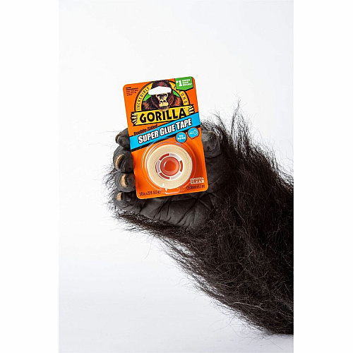 Gorilla Glue Super Glue Tape Clear - For Multipurpose, Indoor, Outdoor, Craft Project, School, Plastic, Wood, Metal - 1 Each (109340)
