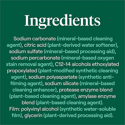 Seventh Generation Natural Dishwasher Detergent For Dish - Free & Clear Scent - Dirt Resistant, Spill Resistant, Easy to Use, Grease Resistant, Hypoallergenic, Bio-based, Kosher, Fragrance-free, Dye-free, Phosphate-free, Gluten-free - Clear - 20 / (45177)