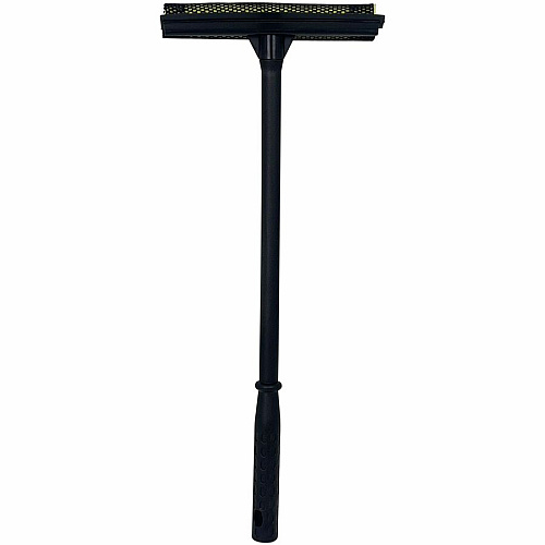 Genuine Joe Window Cleaner/Squeegee Tool 20" Polypropylene Handle8" Width - Handle, Soft Rubber, Comfort Grip - Black, Yellow - 1Each (74580)