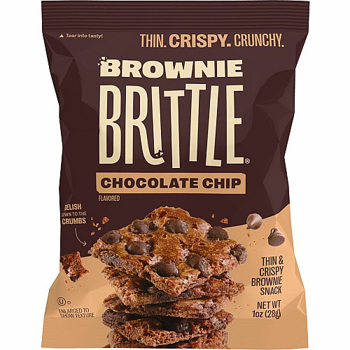 Brownie Brittle Chocolate Chip Chocolate Chip - 5 oz - 6 / Box (01622)