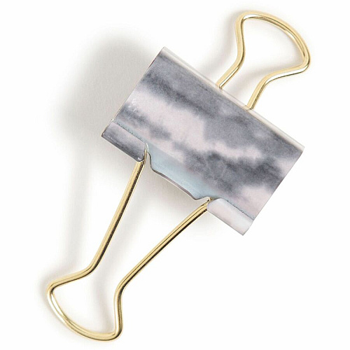 U Brands Binder Clip Medium - 1" Width - 145 Sheet Capacity - for Office, Color Coding, Document, Paperwork, Paper, Home, School, Assignment, Notes, File - Acid-free, Non-magnetic, Non-toxic, Durable, Non-slip Grip - Gold, Assorted, Pink, Purp (3611U0624)
