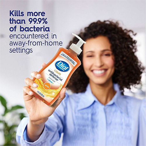 Dial Professional Antibacterial Defense Liquid Hand Soap Fresh Scent, Aloe Vera Scent - Pump Dispenser - Bacteria Remover - Hand, Household, Skin - Antibacterial - Gold - Recycled - Cruelty-free, Paraben-free, Phthalate-free, Silicone-free, Sulfat (35470)