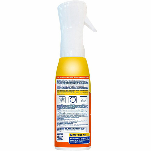 Zep Heavy Duty Citrus Degreaser For Multipurpose - Ready-To-Use - Aerosol, Spray, Liquid - 16 fl oz (0.5 quart) - Citrus, Solvent Scent - Heavy Duty, Bleach-free, Deodorize, VOC-free - Clear - 1 Each (ZUCIT20)