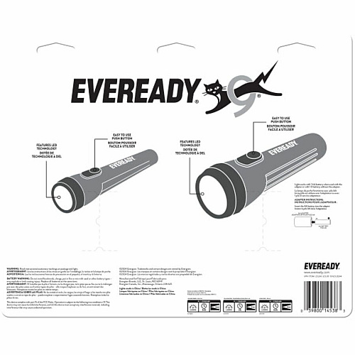 Eveready LED Economy Flashlight 4 /Set - 1 Each (EVLC1L1D2A)