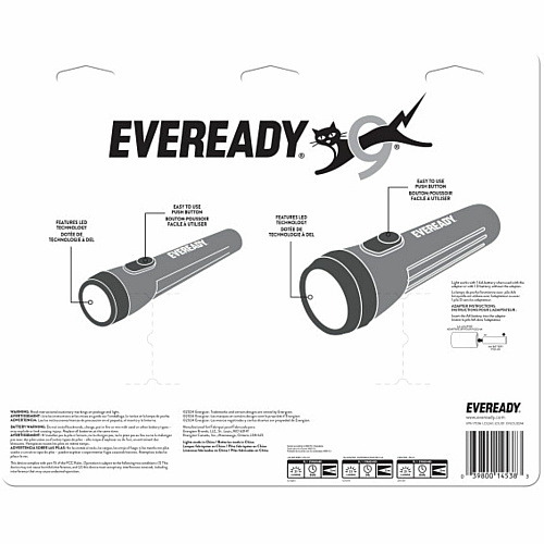 Eveready LED Economy Flashlight 4 /Set - 1 Each (EVLC1L1D2A)