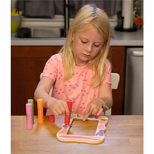 Kwik Stix Kwik Stix Tempera Paint/Paper Set Stick - Red, Orange, Yellow, Green, Light Blue, Dark Blue, Purple, Black - Washable - 96/Set - 1 Each (698)
