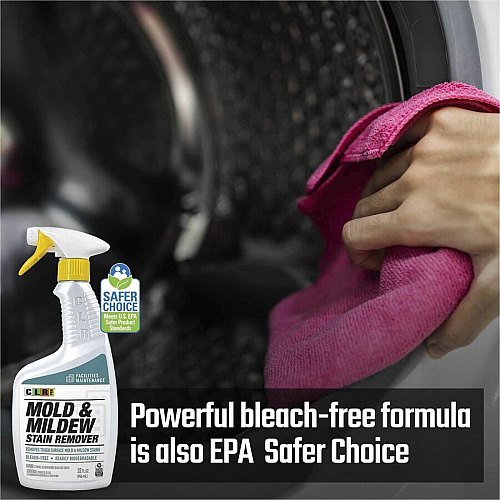 Jelmar Mold & Mildew Stain Remover For Multipurpose - Foam Spray - 32 fl oz (1 quart) - Bleach-free - White - 1 Bottle (FMMMSR326P)