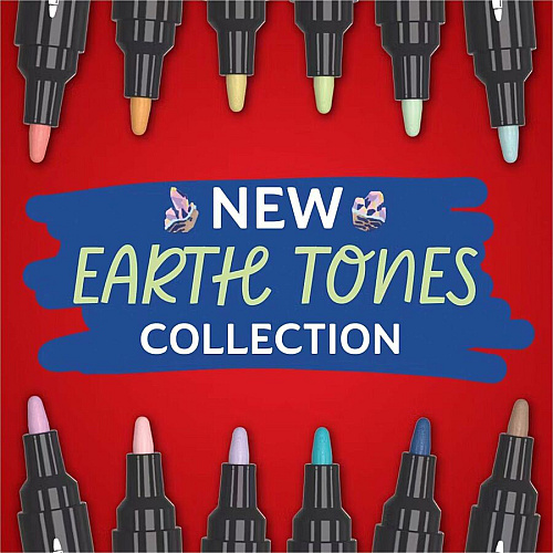 Sanford Creative Markers Assorted Ink - Acrylic Based, Water Based - 5 / Pack (2213328)
