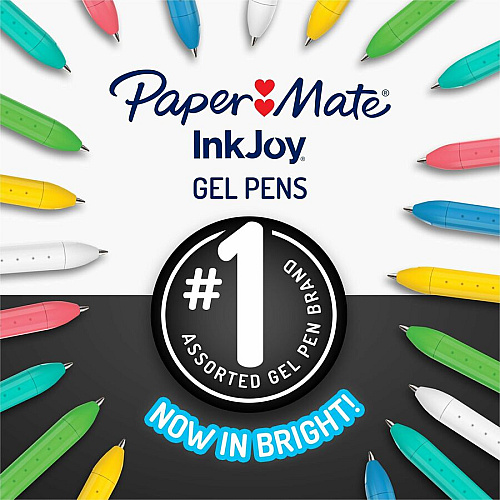 Paper Mate InkJoy Gel Pens 0.7 mm Pen Point - Assorted Ink - Gel-based - 3 / Pack (2209788)
