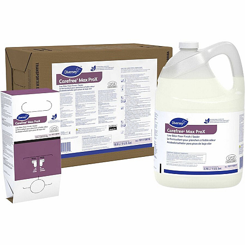 Diversey Carefree Floor Finish/Sealer For Floor, Multi Surface - 639.1 fl oz (20 quart) - Low Odor, Easy to Use, Durable, Slip Resistant - White - 1 Each (101110016)