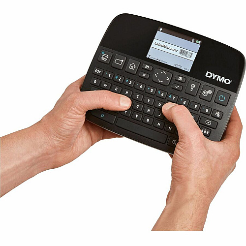 Dymo LabelManager Executive 640 CB Kits Thermal Transfer - 0.79 in/s Mono - Tape - 0.24" , 0.35" , 0.47" , 0.75" , 0.94" - 1" Screen - Battery - Lithium Ion (Li-Ion) - Battery Included - Black - Handheld - Handheld, PC, Mac - Ergonomic Design -  (2202121)