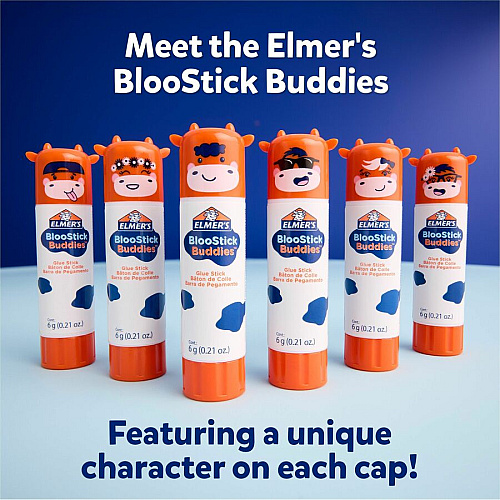 Elmer's Disappearing Color School Glue Sticks 0.21 oz - Blue - 48 / Box (2213735)